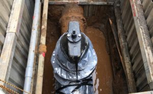 改良第8号新郷地区排水管敷設工事